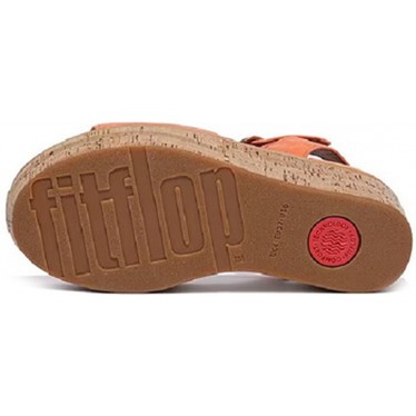 SANDALES FITFLOP ELOISE CORK-WRAP SUEDE GC7 SUNSHINE_ORANGE