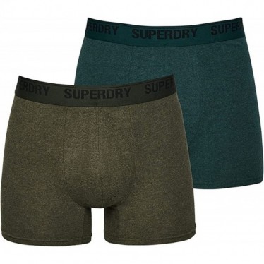 SUPERDRY BOXER M3110339 PACK DOUBLE OLIVE
