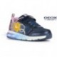 BASKETS GEOX WISH ASHA SPACECLUB J458VA AVEC LUMIÈRE NAVY_LAVENDER