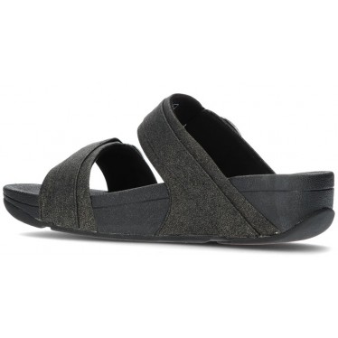 SANDALES FITFLOP LULU GLISSIÈRES RÉGLABLES BLACK