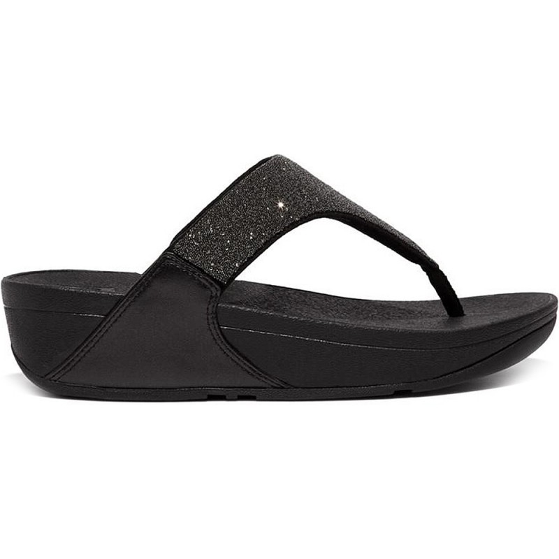 SANDALES À BOUT FITFLOP GB4 LULU OPUL BLACK