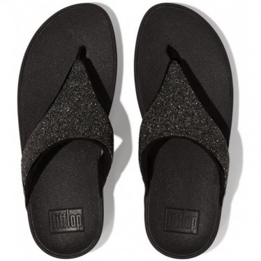 SANDALES À BOUT FITFLOP GB4 LULU OPUL BLACK