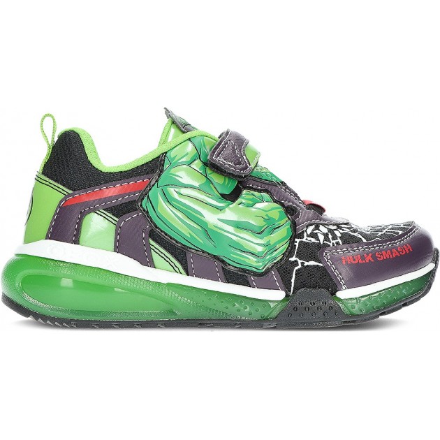 BASKETS GEOX HULK J35FEB AVENGERS GREEN