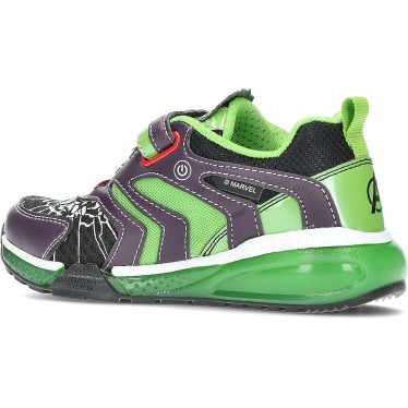 BASKETS GEOX HULK J35FEB AVENGERS GREEN