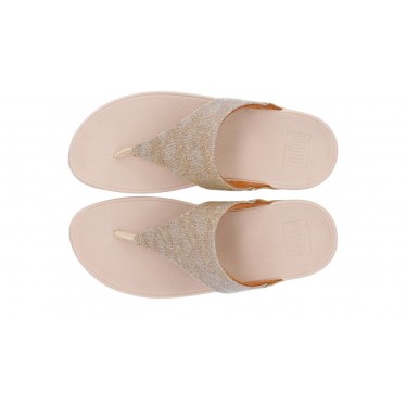 SANDALES FITFLOP LULU GLITZ ET8 PLATINO