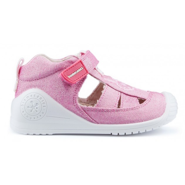 Sandales BIOMECANICS CANVAS BABY ANAIS FUCSIA Sandales BIOMECANICS CANVAS BABY ANAIS FUCSIA