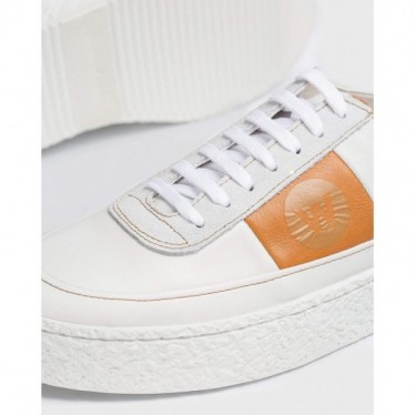 SNEAKERS EN CUIR WONDERS CB-3902 BLANCO