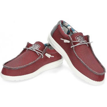 MOCASSINS DUDE WALLYSOXTRIPLE RED