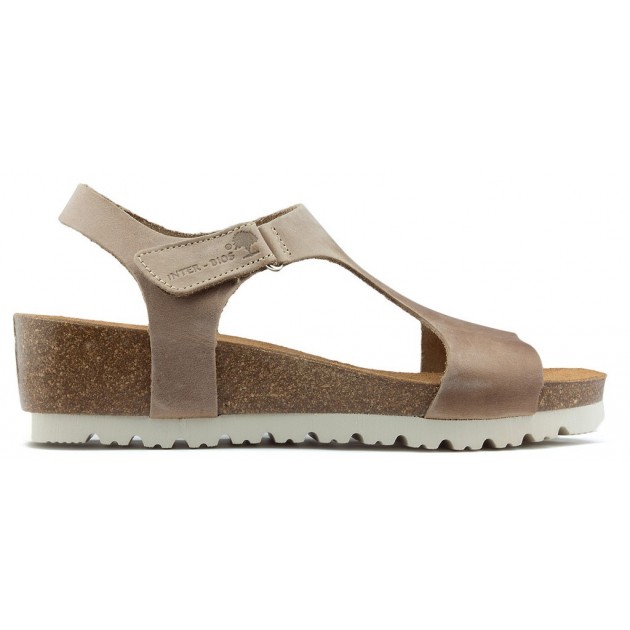SANDALES INTERBIOS CASUAL W 2020 BEIG SANDALES INTERBIOS CASUAL W 2020 BEIG