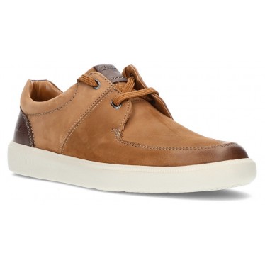 CHAUSSURES CLARKS CAMBRO EN NUBUCK AVEC DENTELLE TAN