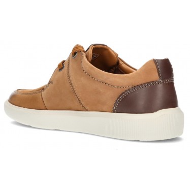 CHAUSSURES CLARKS CAMBRO EN NUBUCK AVEC DENTELLE TAN