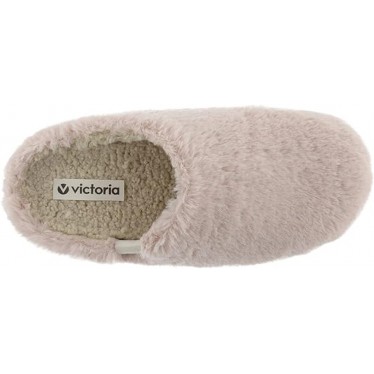 PANTOUFLES VICTORIA 1081101 CHEVEUX DOUX NUDE