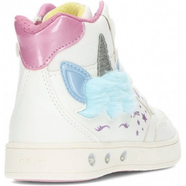 BOTTINES GEOX J. SKYLIN PAILLETTES J368WC BLANCO