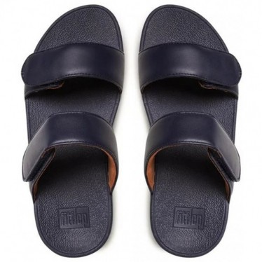 SANDALES FITFLOP FV6 LULU CLAQUETTES EN CUIR RÉGLABLES MIDNIGHT_NAVY