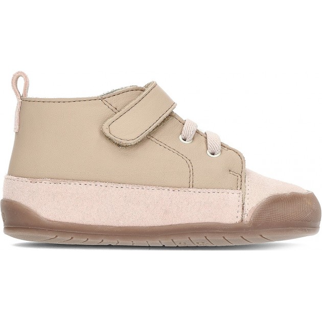 BOTTES EN DAIM POUR ENFANTS MTNG 48852 NUDE