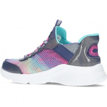 SPORTS SKECHERS SLIP-INS DREAMY LITES 303514L NAVY_RAINBOW