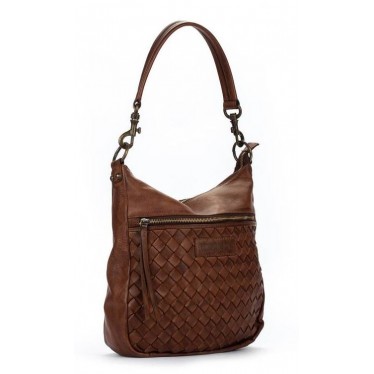 SAC PIKOLINOS HOBO FAURA WHA-618 COGNAC