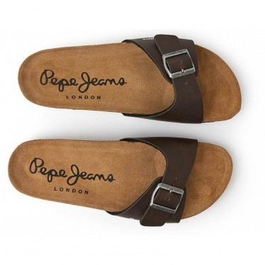 TONGS PEPE JEANS PMS90107 BIO M SINGLE KANSAS BROWN