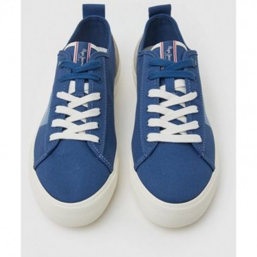 PEPE JEANS SNEAKERS À DRAPEAU ALLEN PMS30903 INDIGO