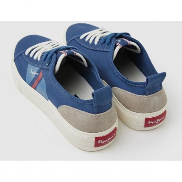 PEPE JEANS SNEAKERS À DRAPEAU ALLEN PMS30903 INDIGO