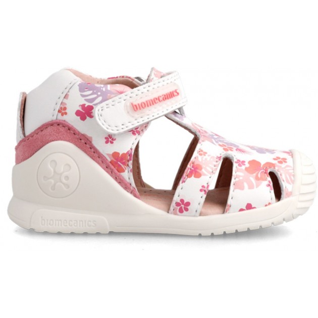 SANDALE BIOMÉCANIQUE IMPRIMÉ 222107 BLANCO_FLORES SANDALE BIOMÉCANIQUE IMPRIMÉ 222107 BLANCO_FLORES