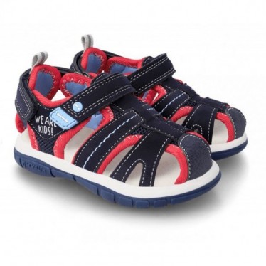 SANDALES FERMÉES GARVALIN 232805 NAVY_RED