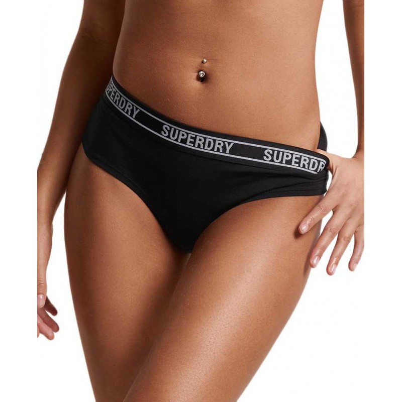 SUPERDRY CULOTTE W3110360A CULOTTE HIPSTER NEGRO