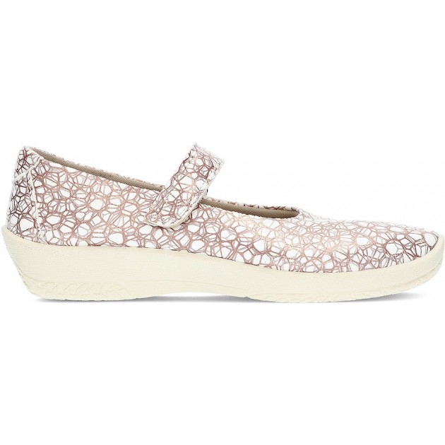 BALLERINES ÉLASTIQUES ARCOPÉDIQUES 4043 WHITE BALLERINES ÉLASTIQUES ARCOPÉDIQUES 4043 WHITE