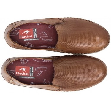 FLUCHOS F0814 HAVANA KENDAL MOCASIN HOMME CUERO_TOPO