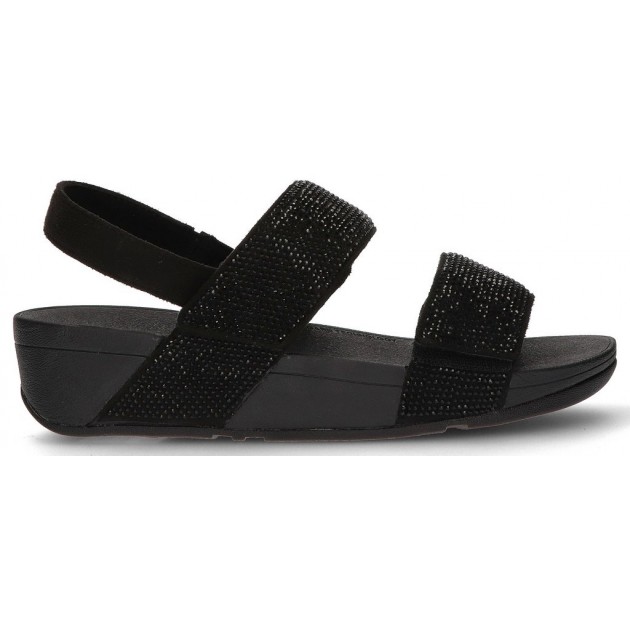 Sandales FITFLOP MINA CRYSTAL BACK STRAP NEGRO Sandales FITFLOP MINA CRYSTAL BACK STRAP NEGRO