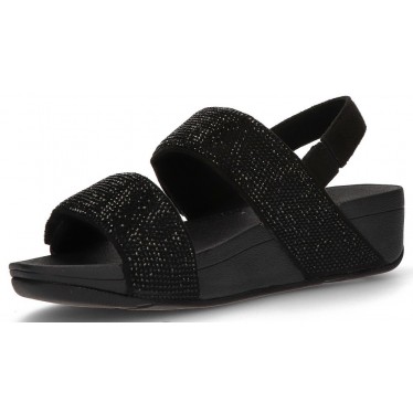 Sandales FITFLOP MINA CRYSTAL BACK STRAP NEGRO