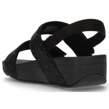 Sandales FITFLOP MINA CRYSTAL BACK STRAP NEGRO