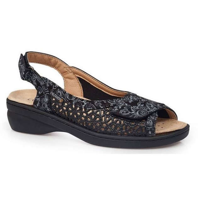 SANDALES CALZAMEDI JUANETES ELASTICA NEGRO SANDALES CALZAMEDI JUANETES ELASTICA NEGRO