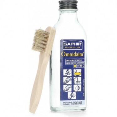 SAPHIR OMNIDAIM NETTOYANT POUR DAIM ET NUBUCK 100ML AVEC RÉFÉRENCE 16198A INCOLORO