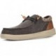 MOCASSINS EN LAINE DUDE WALLY GRIP BROWN