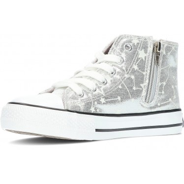 CONGUITOS DE SPORT EN TOILE PAILLETTES 283047 SILVER