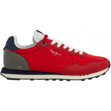 PEPE JEANS NATCH SNEAKERS HOMME PMS30945 RED