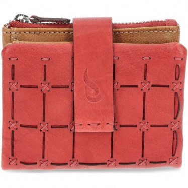 PORTEFEUILLE EN CUIR ABBACINO 70835 ROJO