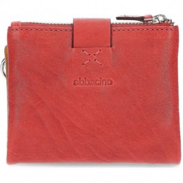 PORTEFEUILLE EN CUIR ABBACINO 70835 ROJO