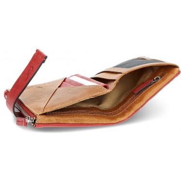 PORTEFEUILLE EN CUIR ABBACINO 70835 ROJO