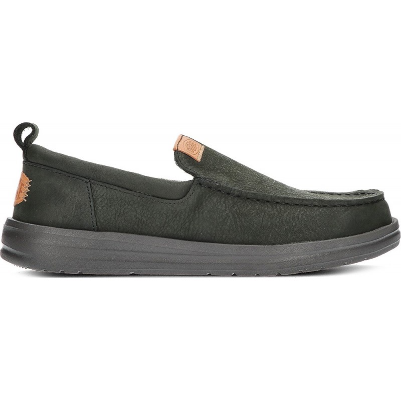 MOCASSIN DUDE WALLY GRIP MOC CRAFT CUIR BLACK