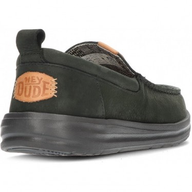 MOCASSIN DUDE WALLY GRIP MOC CRAFT CUIR BLACK