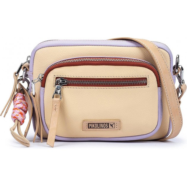 SAC À BANDOULIÈRE PIKOLINOS MANACOR WHA-1080 CREAM