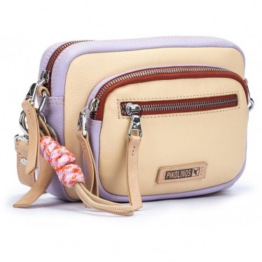 SAC À BANDOULIÈRE PIKOLINOS MANACOR WHA-1080 CREAM