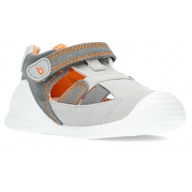 SANDALES BIOMECANICS BÉBÉ COMBI 222182-A GRIS