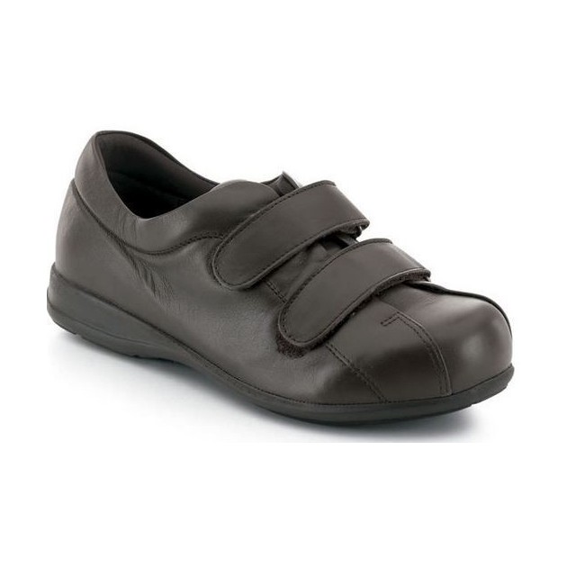 Unisexe Velcro CALZAMEDI pied diabétique MARRON Unisexe Velcro CALZAMEDI pied diabétique MARRON