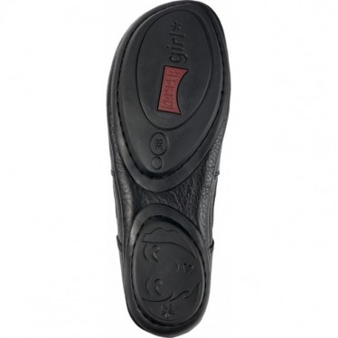 BOTIN CAMPER DROIT FILLES K400123 BLACK
