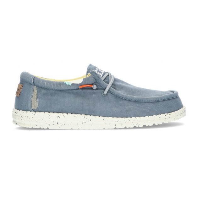 CHAUSSURES DUDE WALLY WASHED 1115 BLUE_STONE CHAUSSURES DUDE WALLY WASHED 1115 BLUE_STONE