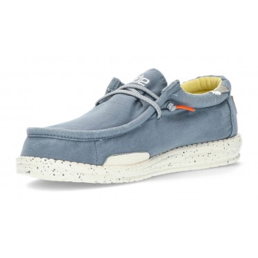 CHAUSSURES DUDE WALLY WASHED 1115 BLUE_STONE