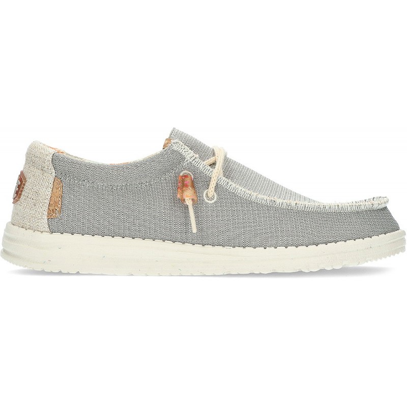 MOCASSINS DUDE WALLYKNIT COBBLE_STONE